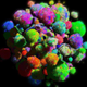 Image for article titled This Messy Mass of Colorful Orbs Shows How Cancer Grows